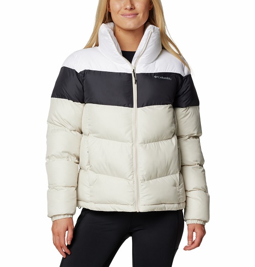 Columbia Puffect™ II Colourblock Puffer Jacket. Spalva balta / šviesiai kreminė / juoda