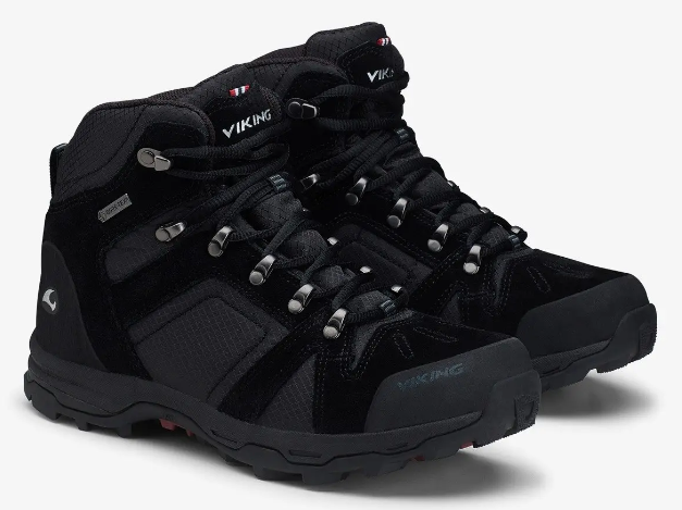 Viking žygio batai Easy Mid Warm GTX. Spalva juoda