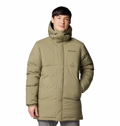 Columbia vyriška pūkinė striukė Aldercrest™ II Down Parka. Spalva chaki