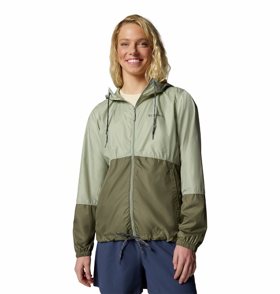 Naujiena! Columbia moteriška striukė Flash Forward™ Windbreaker. Spalva chaki / tamsiai chaki