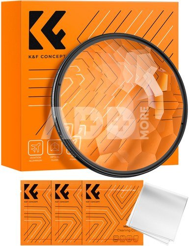 K&F Concept 58MM,Nano-B Series Prism Effect Filter with 3pcs vacuum cleaning cloths