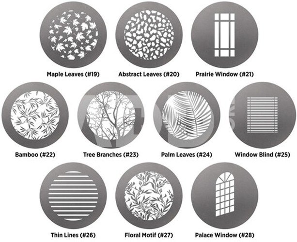 Westcott Optical Spot by Lindsay Adler Gobo Pack 2: Environmental (10 pack)