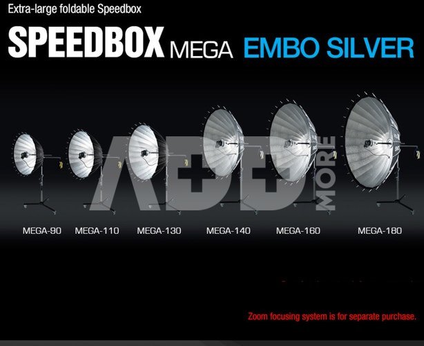 SMDV Speedbox Mega 140 softbox 140cm silver Bowens Mount