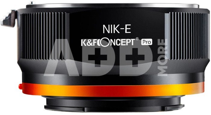 K&F Concept K&F Nikon to Sony Adapter for Nikon AI F Mount Lens to E NEX Mount Mirrorless Camera with Matting Varnish Design Compatible for Sony A6000