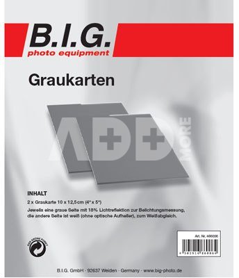 BIG grey card kit 10x12cm 2pcs