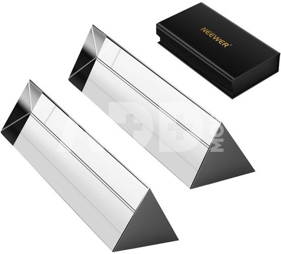 NEEWER 15cm trikampių efektinių kristalų rinkinys (2 vnt.)