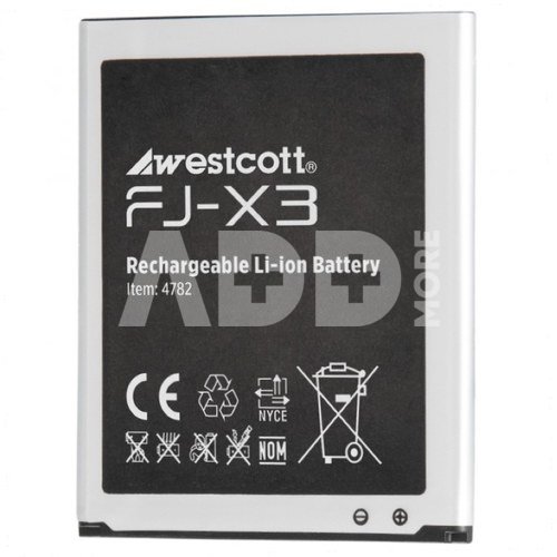 Westcott FJ X3 Lithium ion Battery