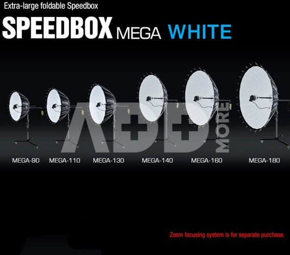 SMDV Speedbox Mega 110 Deep softbox 110cm white bowens mount