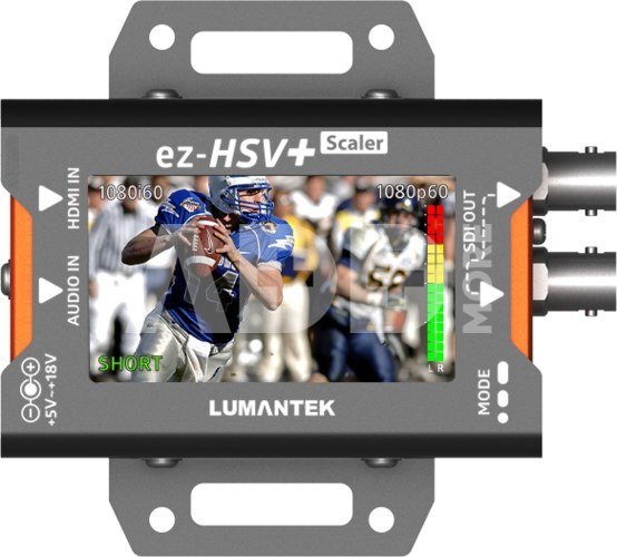 HDMI to 3G/HD/SD-SDI Converter with LCD Display + Scaler