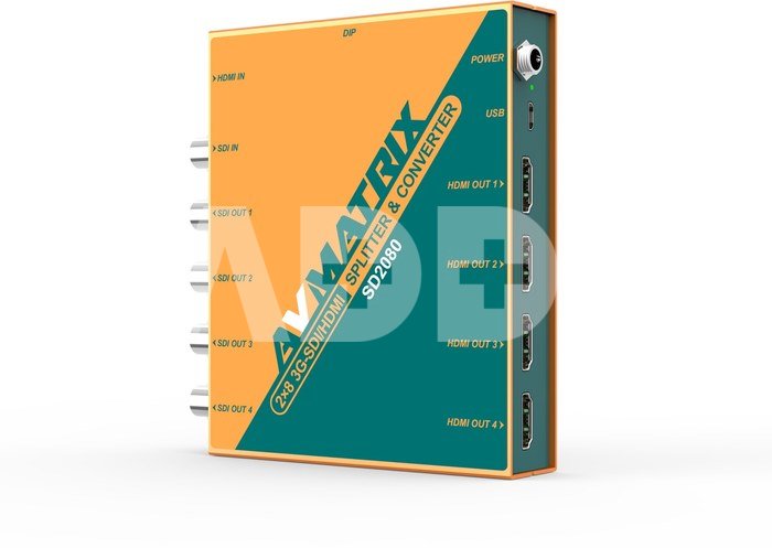SD2080 2×8 SDI/ HDMI SPLITTER & CONVERTER