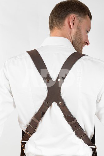 ZUKA STRAPS dual, tamsiai ruda sp, "CRAZY HORSE", M dydis