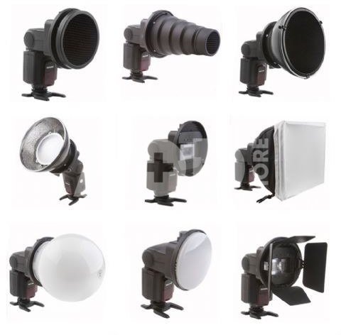Falcon Eyes Universal Speedlite Flash Gun Strobist Set SGA-K9