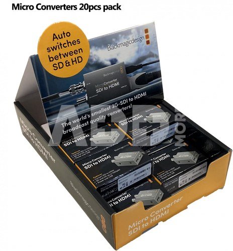 Blackmagic Micro Converter HDMI to SDI 3G without PSU - 20 pack