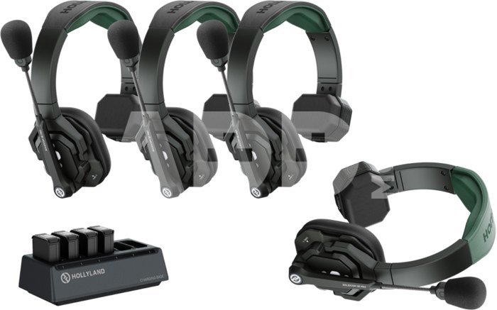 Hollyland Solidcom SE Pro- 4 Person Noise Cancelling Headset Intercom