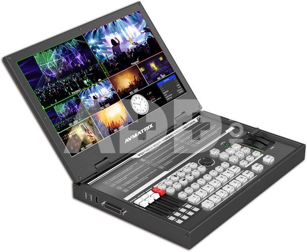 PVS0615U Portable 6-Channel Switcher with USB Streaming & 15.6" Display