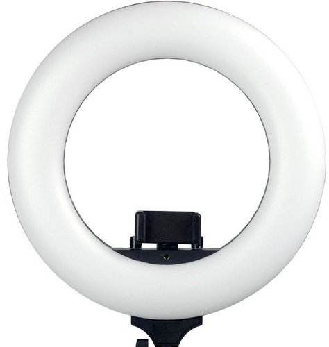 Caruba Round Vlogger 12 inch LED set met tas   Black