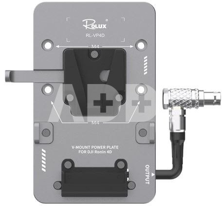 Rolux V-Mount Battery Plate RL-VF3 for DJI Ronin 4D