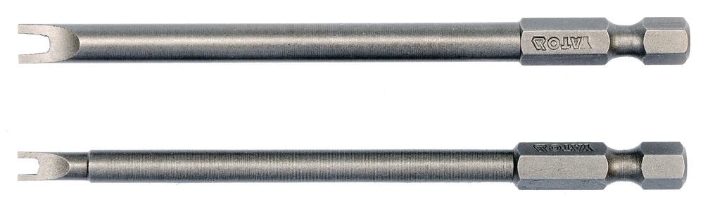 Antgaliai dviūsiai 1/4", 2vnt, : NR6 X100MM; NR10 X100MM (YT-0499)