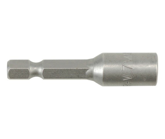 Antgalis -galvutė magnetinė CR-V, 1/4" 7x48 mm (YT-1502)