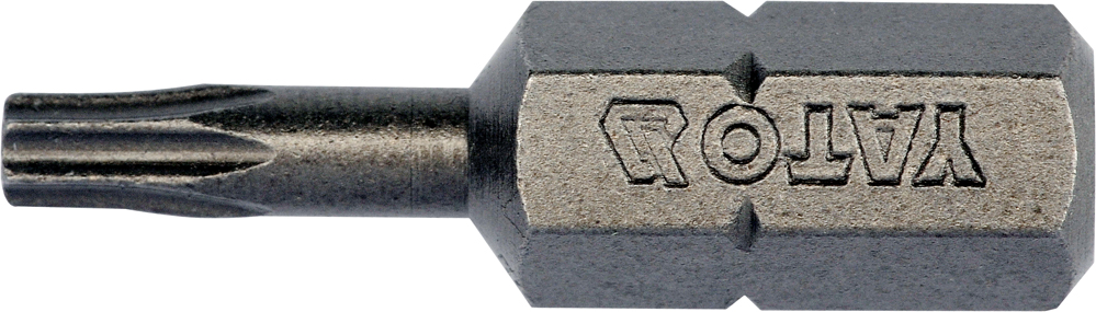 Antgalių rinkinys | 6.3 mm (1/4") | T-star (Torx) T10 | S2 | 10 vnt.(YT-78141)