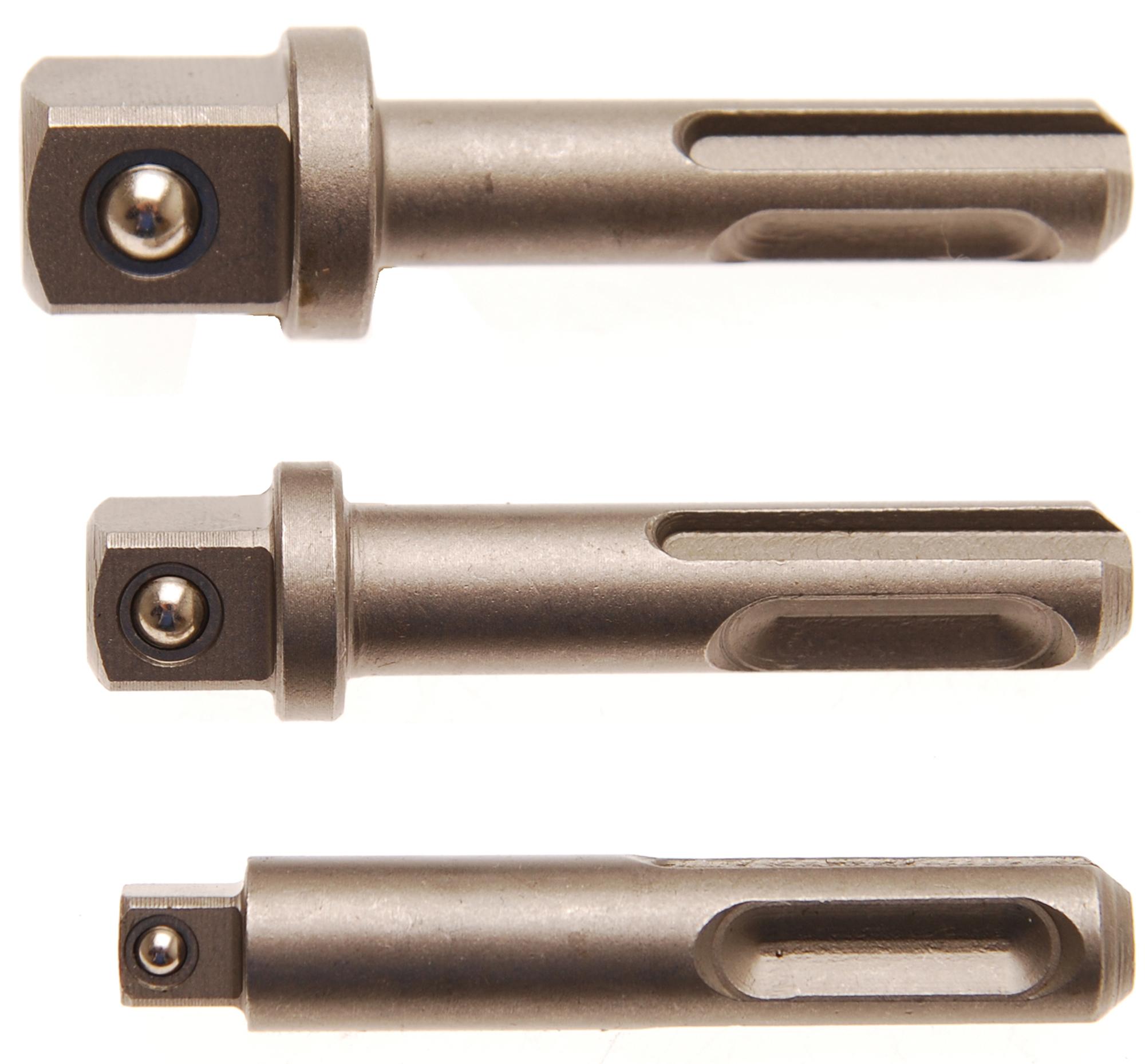 Adapterių rinkinys | SDS - išoriniai kvadratai 6,3 mm (1/4"), 10 mm (3/8"), 12,5 mm (1/2") | 3 vnt. (8214)