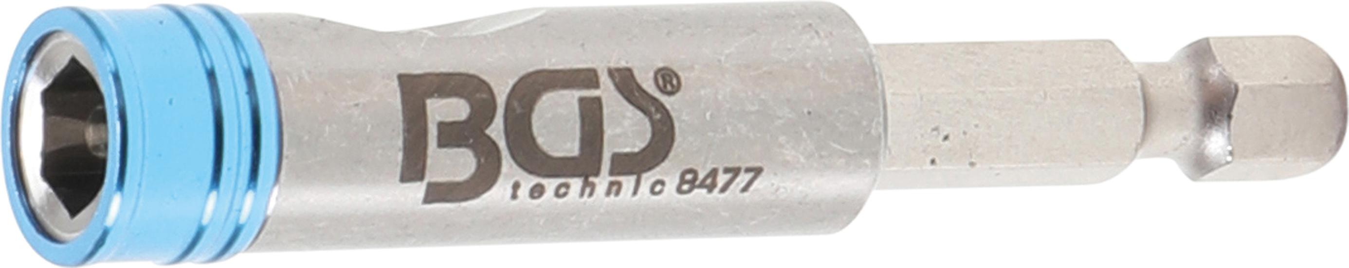 Antgalių laikiklis labai plonas | su greito atjungimo mygtuku | 6.3 mm (1/4") (8477)