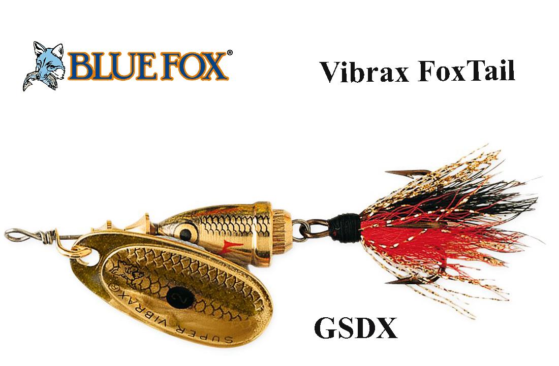 Sukriukė (blizgė) Blue Fox Vibrax Foxtail GSDX 4 g