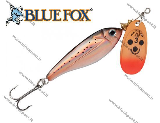 Sukriukė Blue Fox Minnow Super Vibrax Copper 9 g