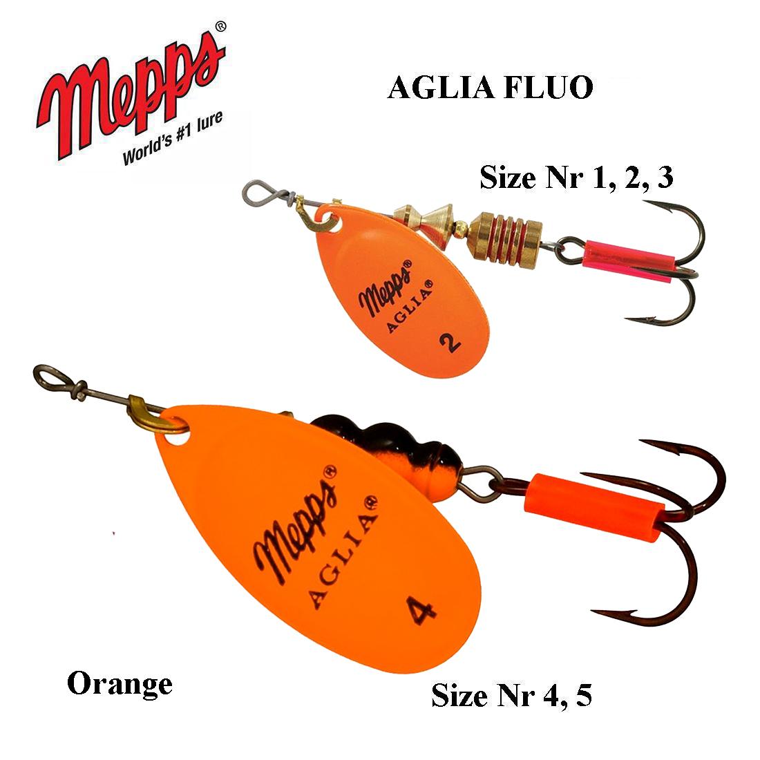 Blizgė Mepps Aglia Fluo Orange 2.5 g