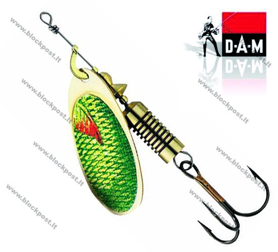 Sukriukės (blizgės) DAM effzett nature 3D spinner raudė 3 g