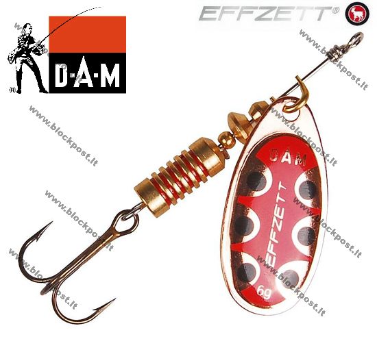 Sukriukė DAM effzett standart Copper Black Dot 3 g