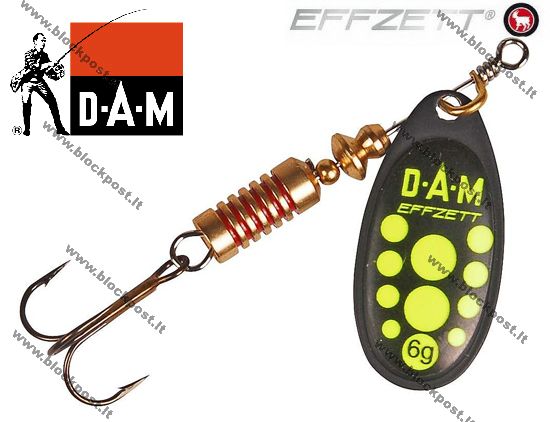 Sukriukė DAM effzett standart Black Yellow 3 g