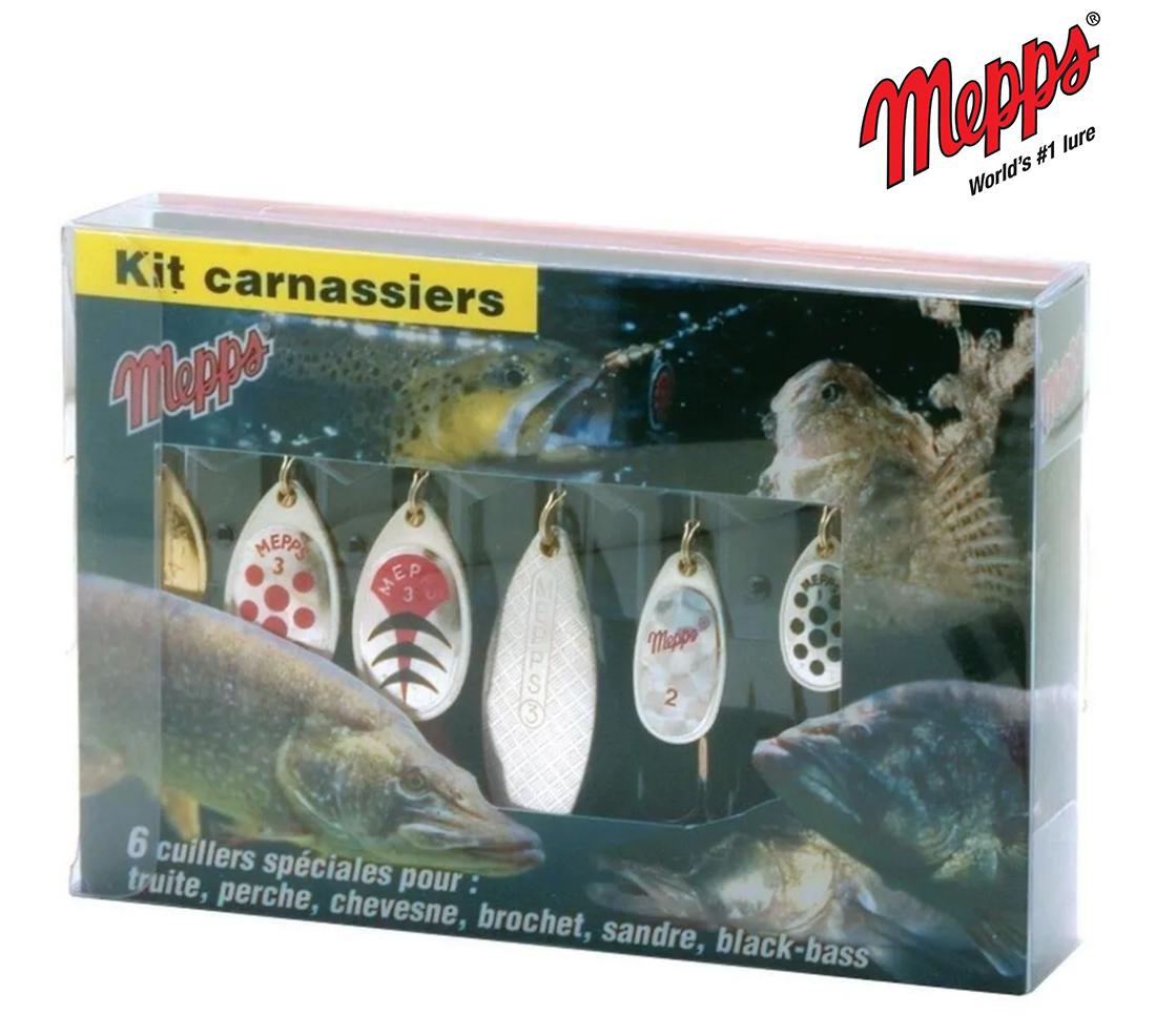 Mepps Carnassiers kit blizgių rinkinys TLT išsiuntimas 2-4 d.