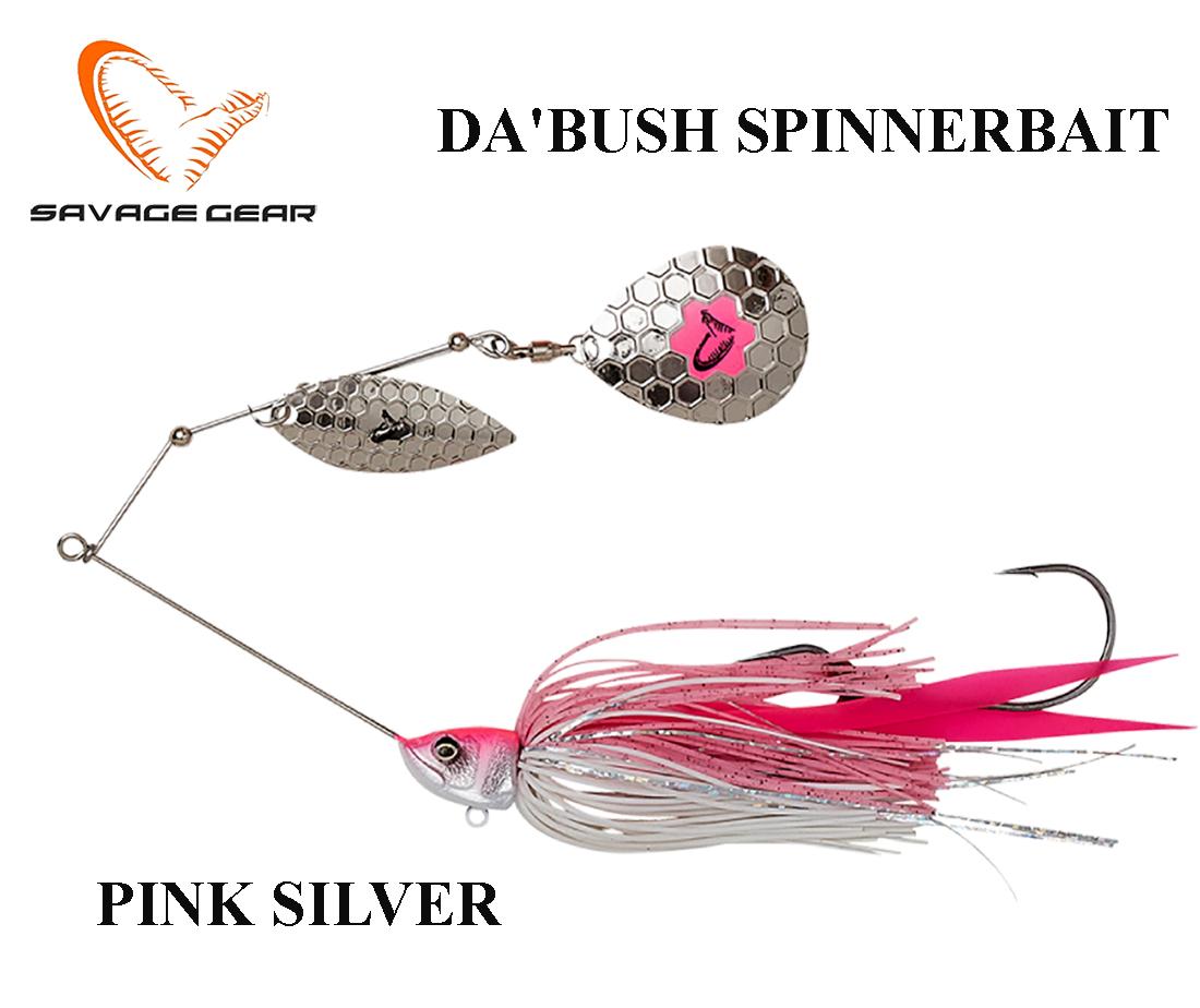 Masalas Savage Gear DaBush Spinnerbait Pink Silver 21 g