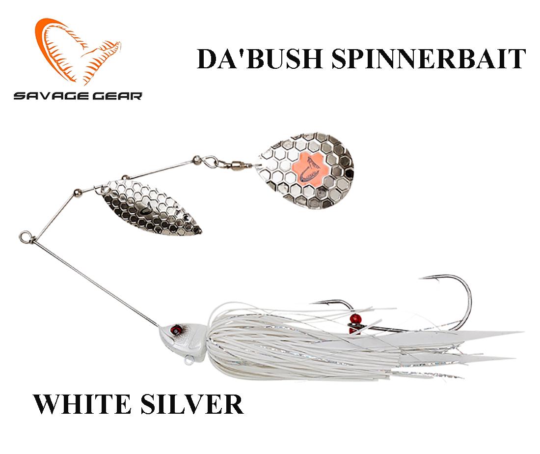 Masalas Savage Gear DaBush Spinnerbait White Silver 21 g