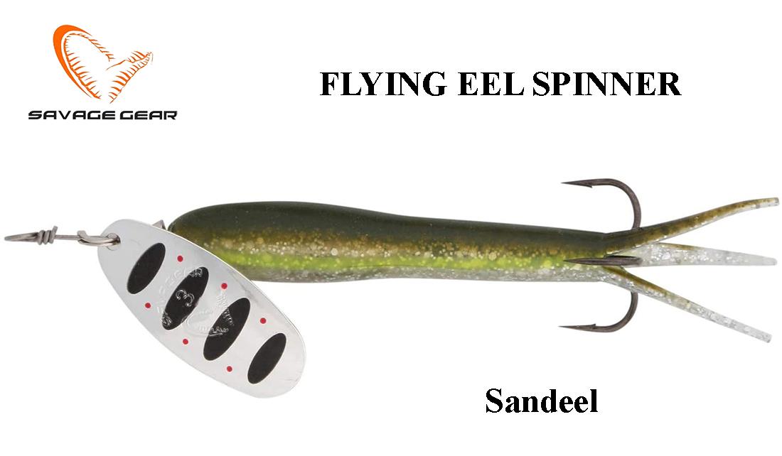 Sukriukė Savage Gear Flying Eel Spinner Sandeel 23 g