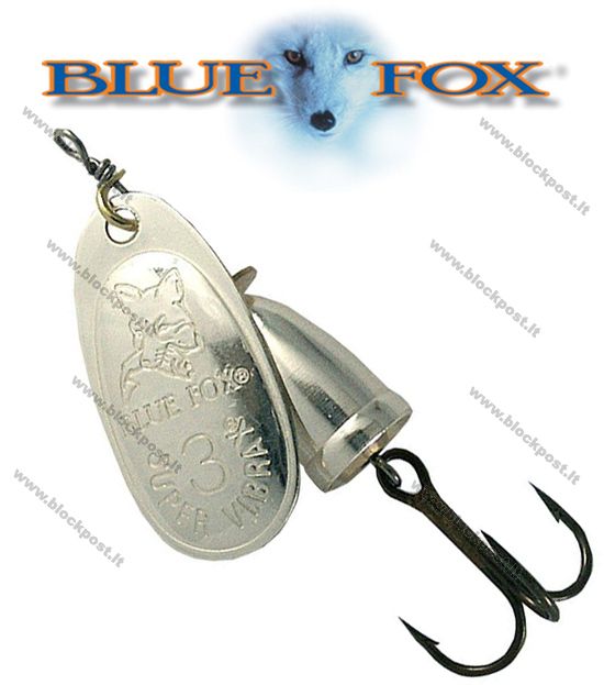 Sukriukė Blue Fox Original Vibrax sidabrinė 4 g
