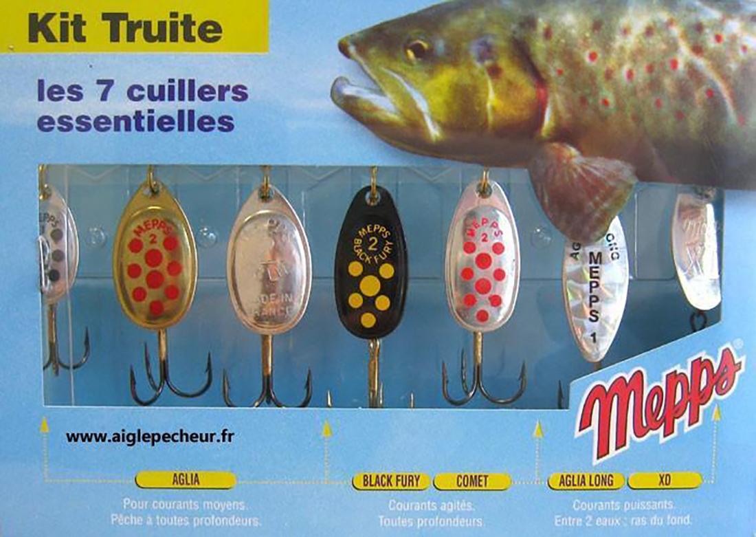 Mepps KIT Truite upėtakių žvejybos rinkinys .