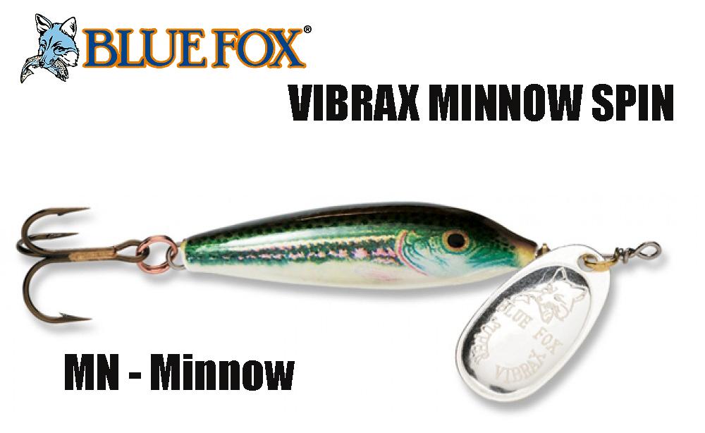 Sukriukė Blue Fox Minnow Spin Vibrax Minnow 3.5 g