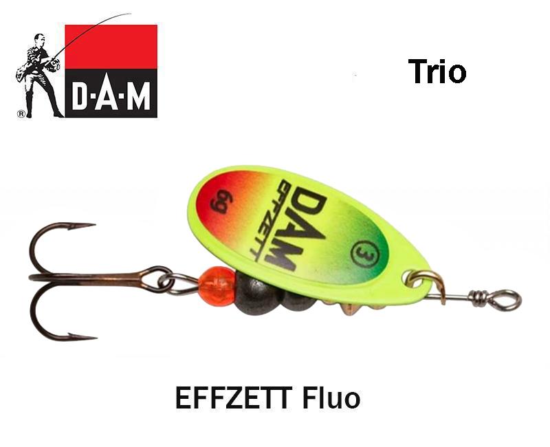 Sukriukė DAM effzett Fluo Trio 6 g