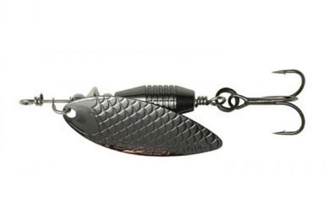 Sukriukė DAM Effzett Fast Water Spinners Gunsmoke 14 g