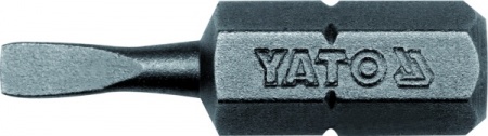 Antgalis plokščias 1/4" x25mm , dydis 3 mm, S2, 50 vnt (YT-7800)