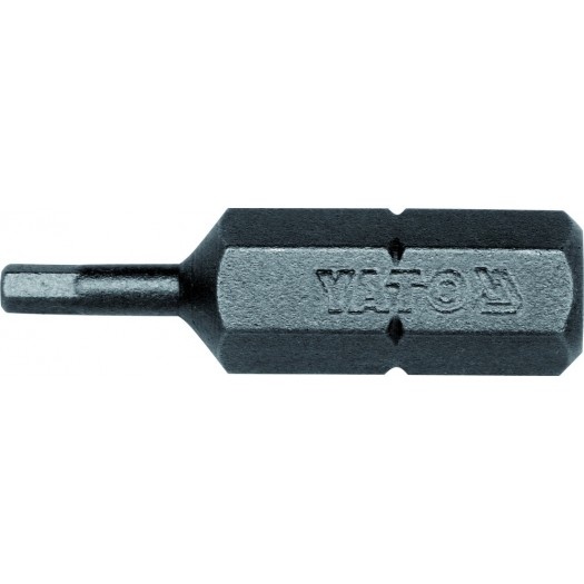 Antgalis Hex 1/4"x 25MM, dydis H2, S2 50 vnt (YT-7829)