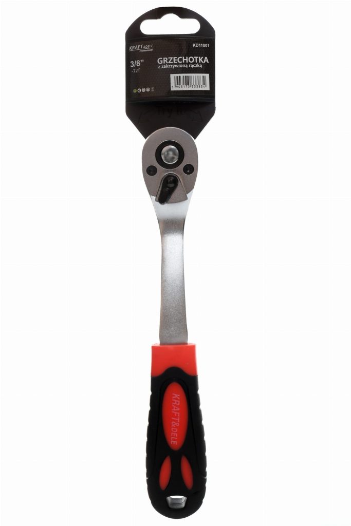 Terkšlinis raktas su išlenkta rankena 3/8" KD11001