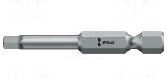 Antgalis 1/4`` 868/4 kvadratinis nr.2x50, Wera