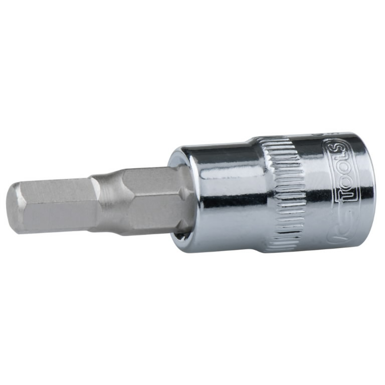 Antgalis galvutė 1/4" CHROMEplus 5mm, KS Tools