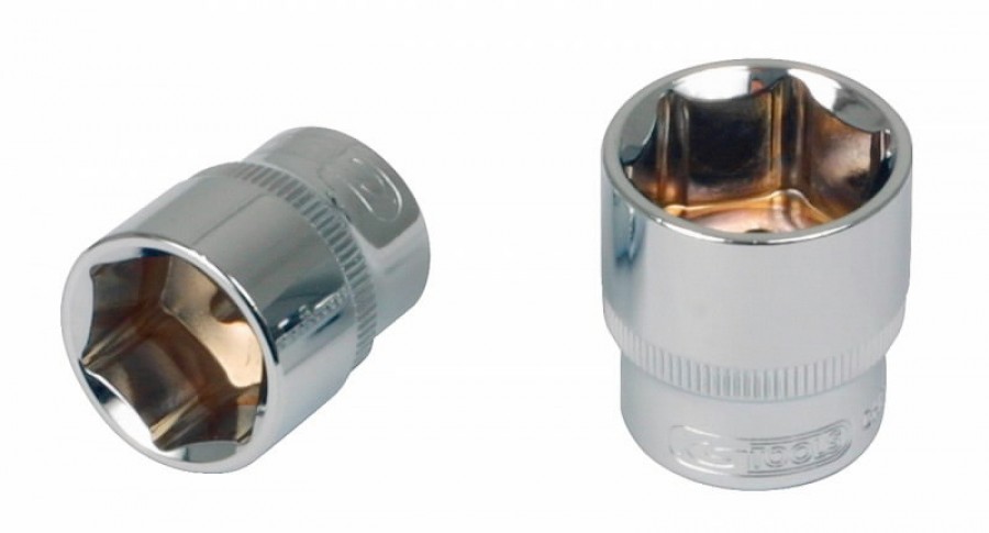 Šešiakampė galvutė CHROME 1/2", trumpa 32mm, KS Tools