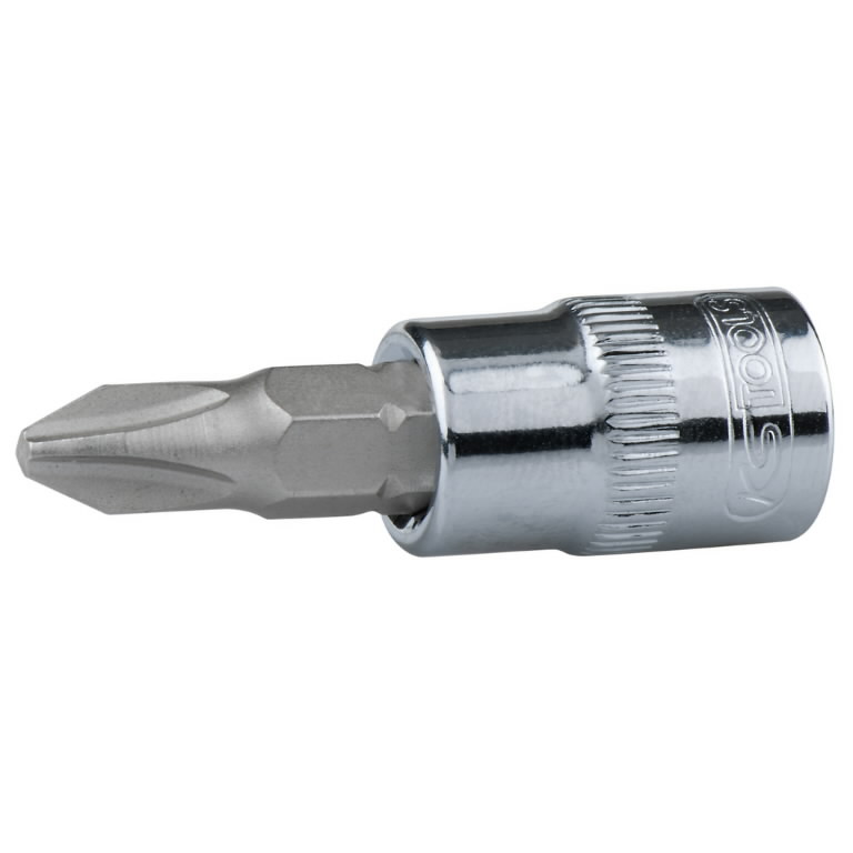 Antgalis galvutė 1/4" CHROMEplus PH3, KS Tools