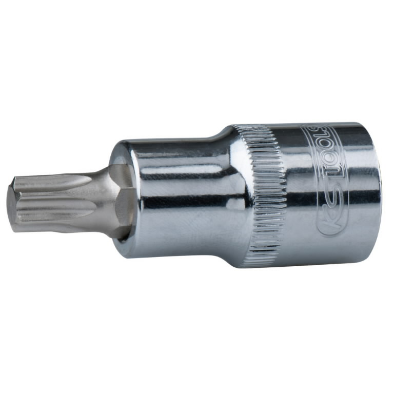 Antgalis galvutė Torx 1/2" CHROMEplus,on hang tag T60, KS Tools