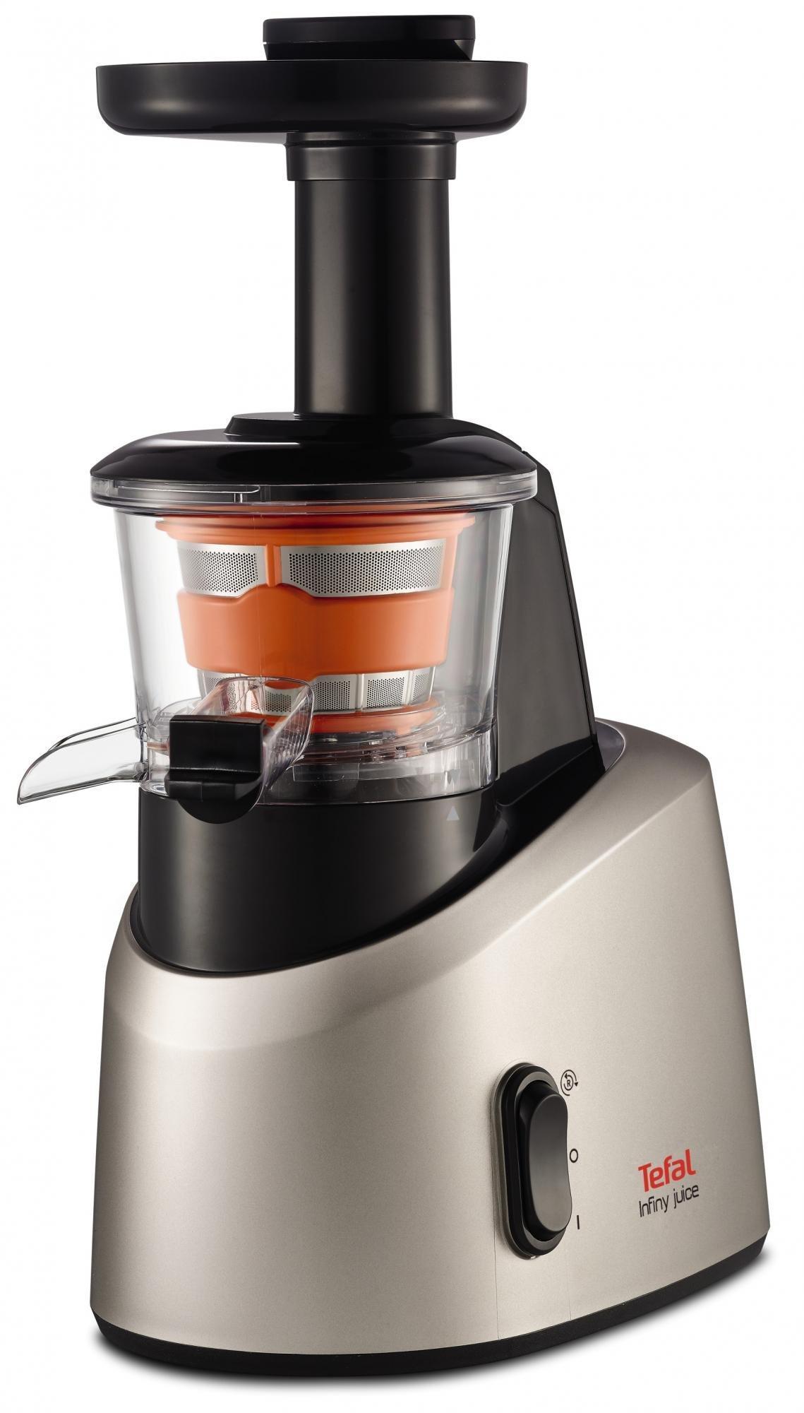 Sulčiaspaudė TEFAL Slow Juicer ZC255B38 Type Electric Silver/ black 200 W Extra large fruit input Number of speeds 2 82 RPM